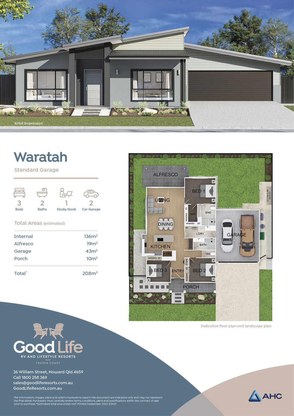 Home Design: Waratah Standard Garage