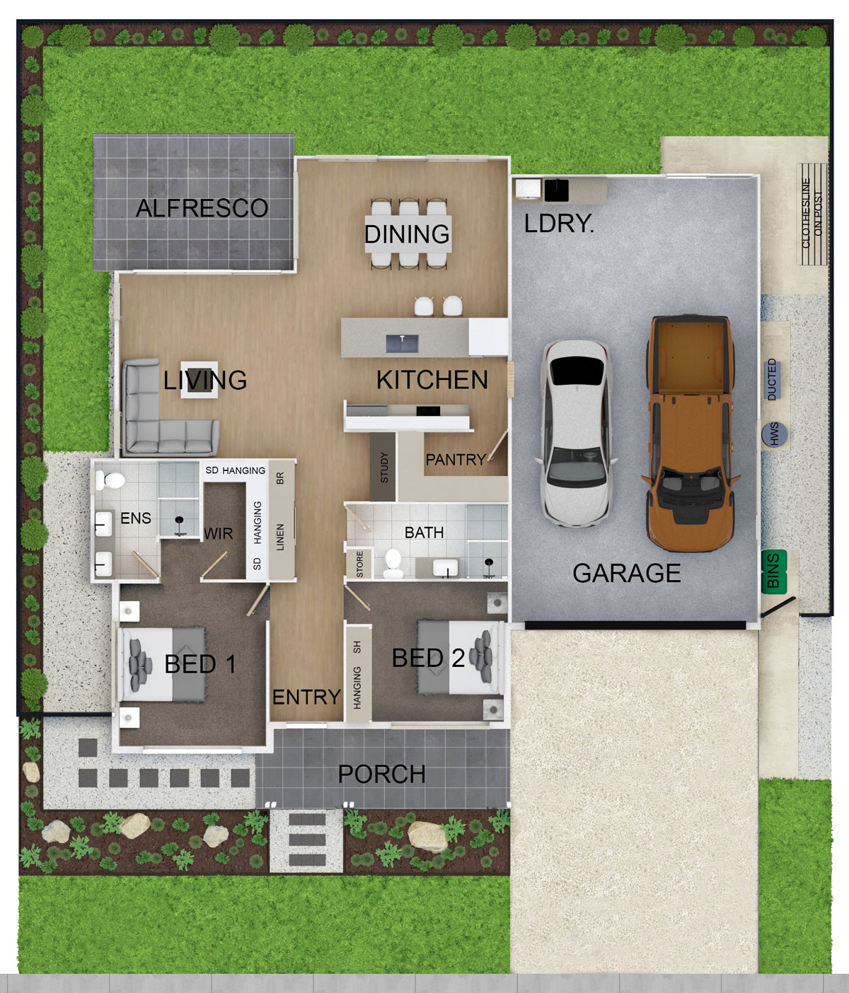 Site 36 Frangipani Floor Plan