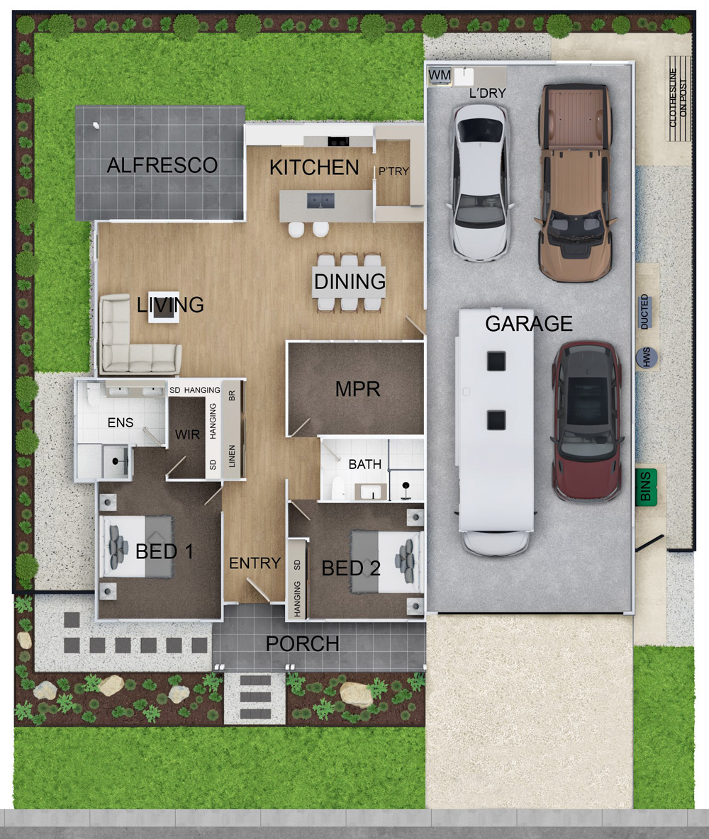 Site 54 Grevillea Floor Plan
