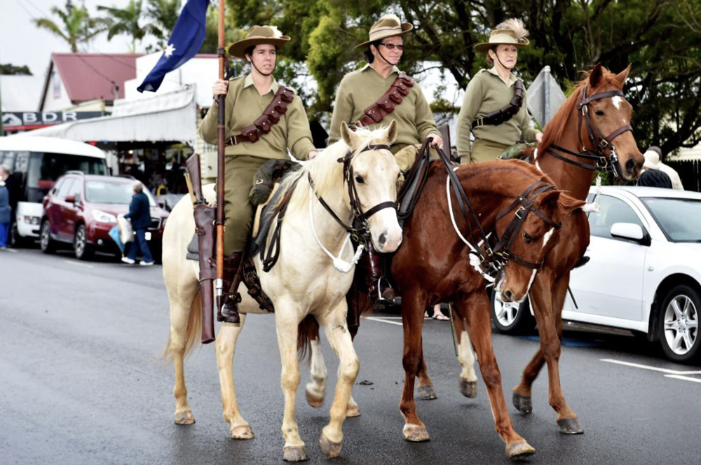 Burrum Coal Discovery Festival Military Horsemen