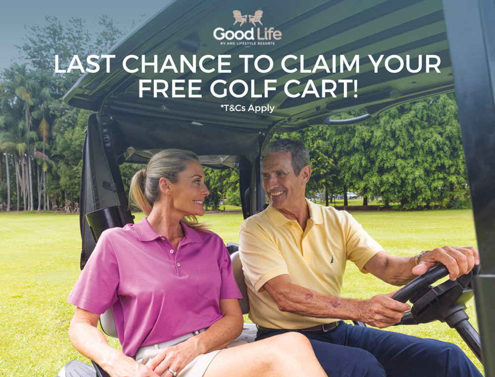 Last Chance to Claim Your Golf Cart