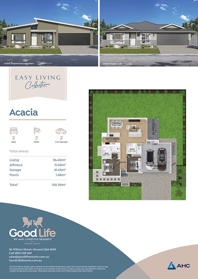 Easy Living Collection Homes - Acacia Brochure