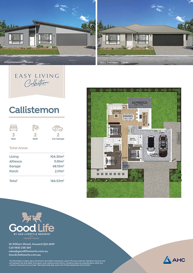 Easy Living Collection Homes - Callistemon Brochure