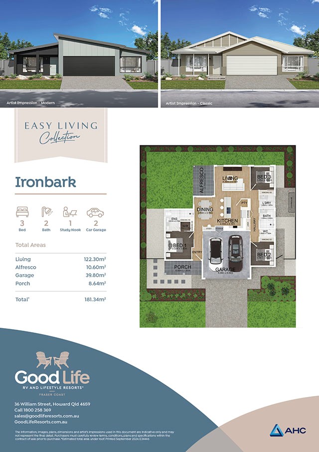 Easy Living Collection Homes - Ironbark Brochure