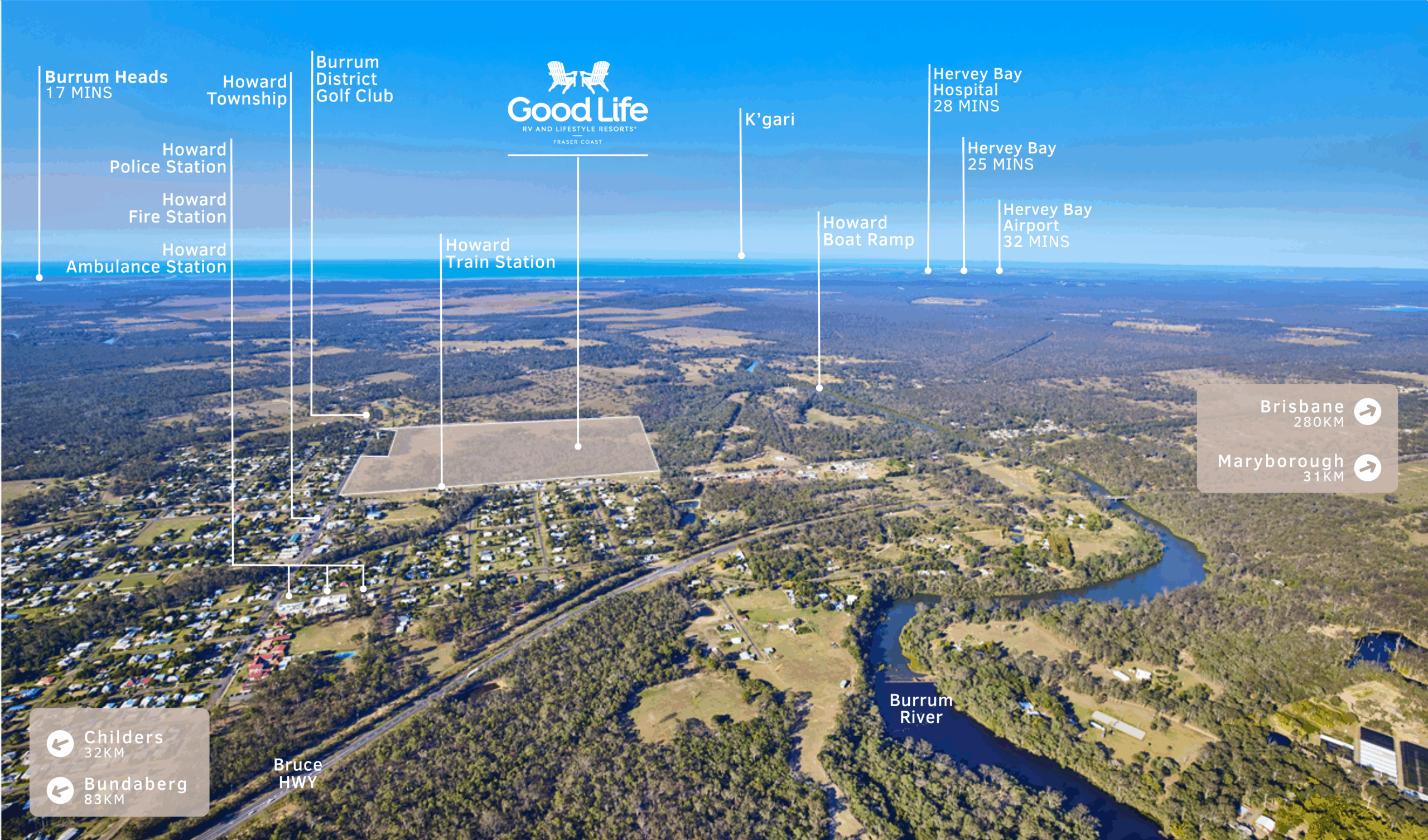 Good Life RV and Lifestyle Resorts Location