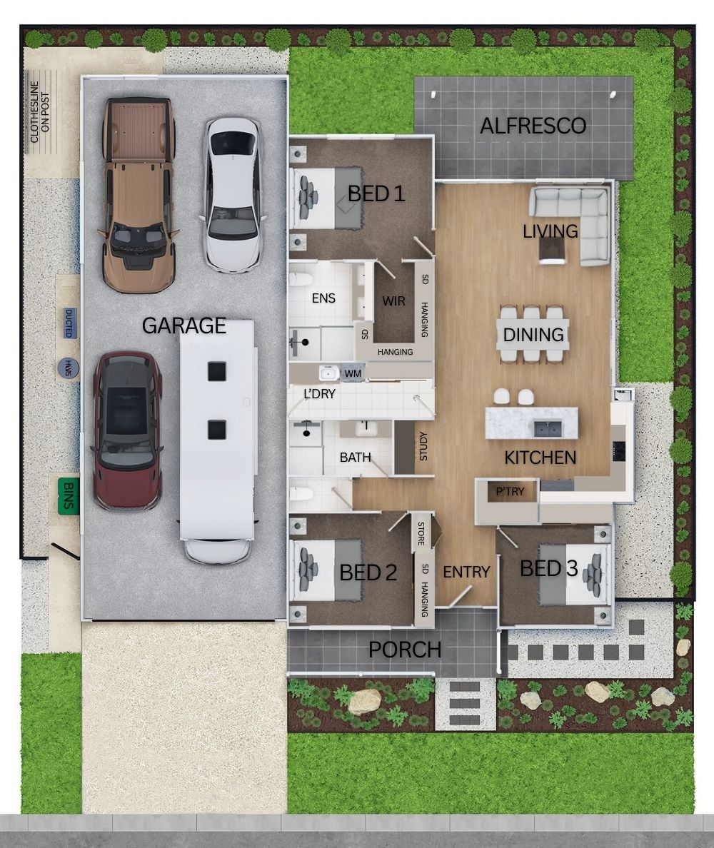 Floor Plan Grevillea RV+4