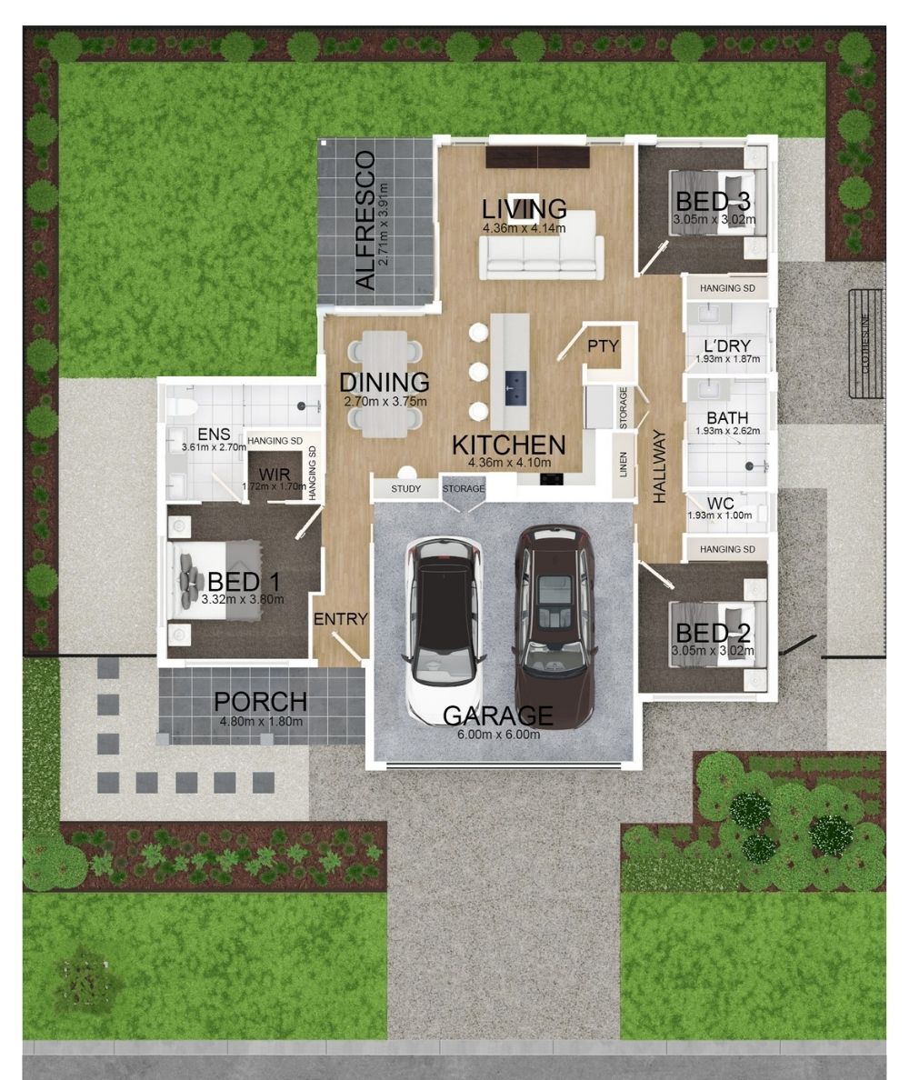 Floor Plan Grevillea Garage