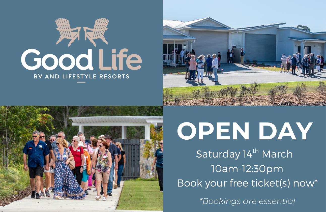 Good Life Resorts Howard Open Day March 14 2026