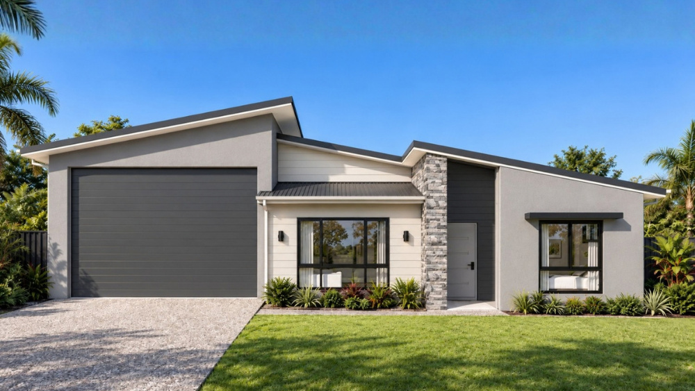 Site 92 | Lilly Pilly + Grande Garage + Modern Façade