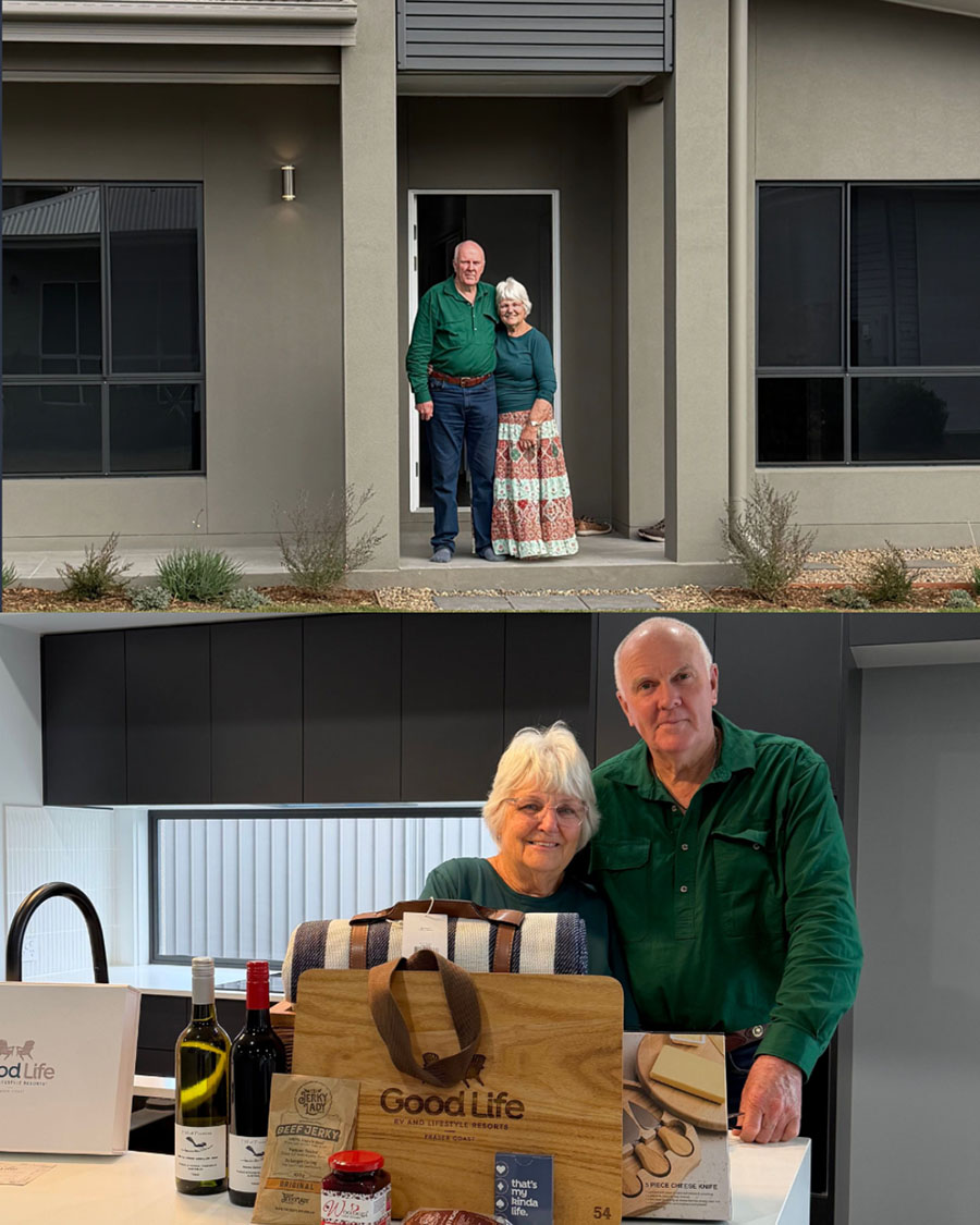 Good Life residents John and Elizabeth